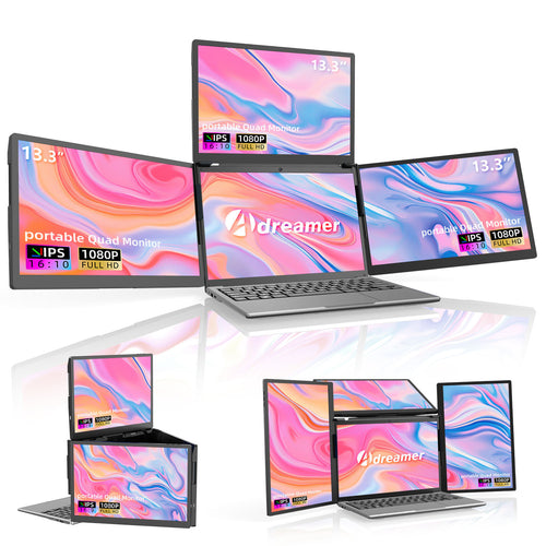 Laptop expansion screen first-line three-screen LCD portable monitor game switch external expansion secondary screen