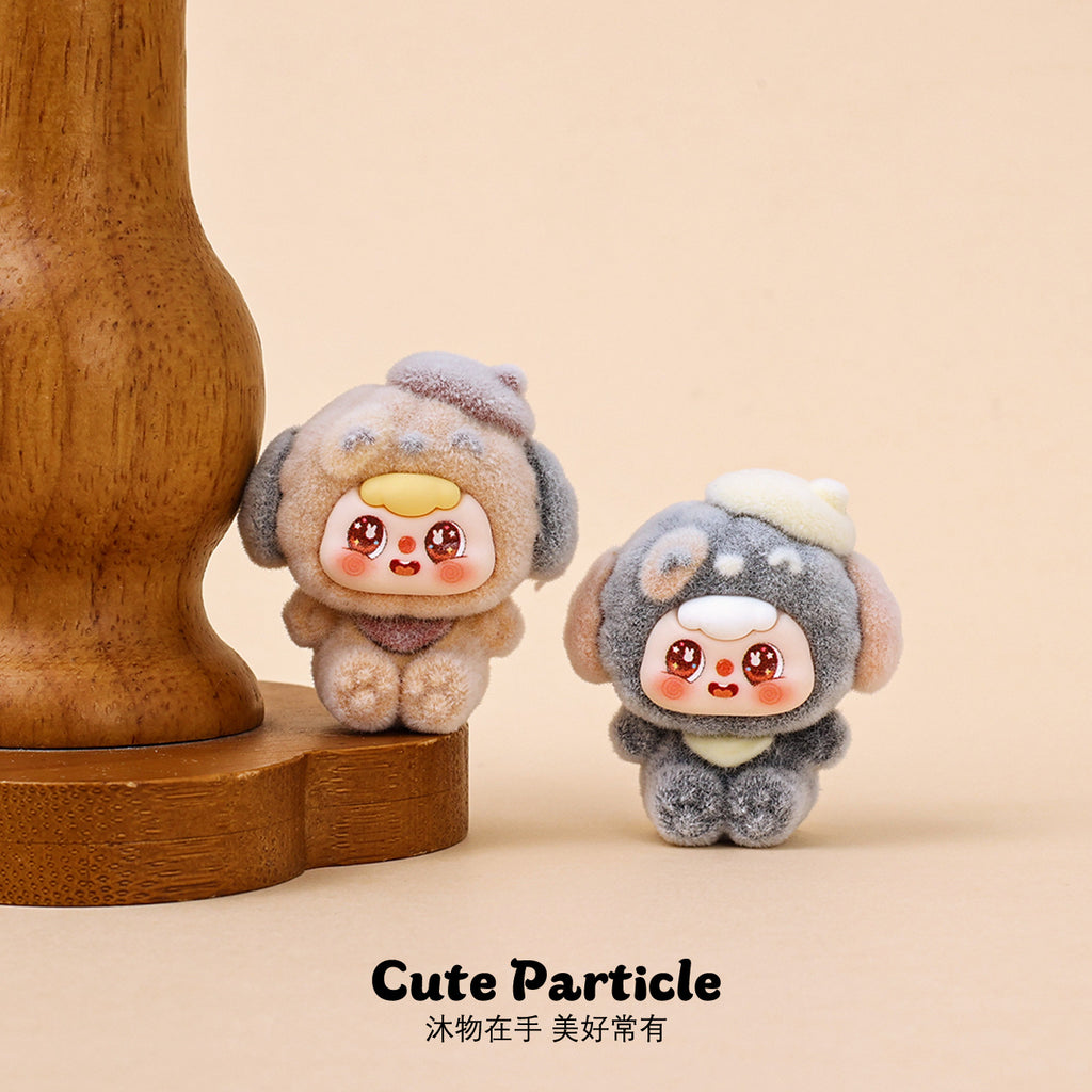 Cute flocking puppy pajamas bean bag cute doll desktop small ornament live stream pair touch blind bag blind box wholesale