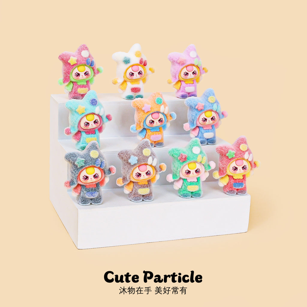 Flocking dopamine baby three-year-old tide play cute doll DIY ornament