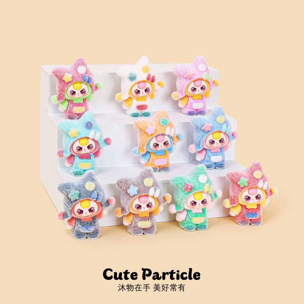 Flocking dopamine baby three-year-old tide play cute doll DIY ornament