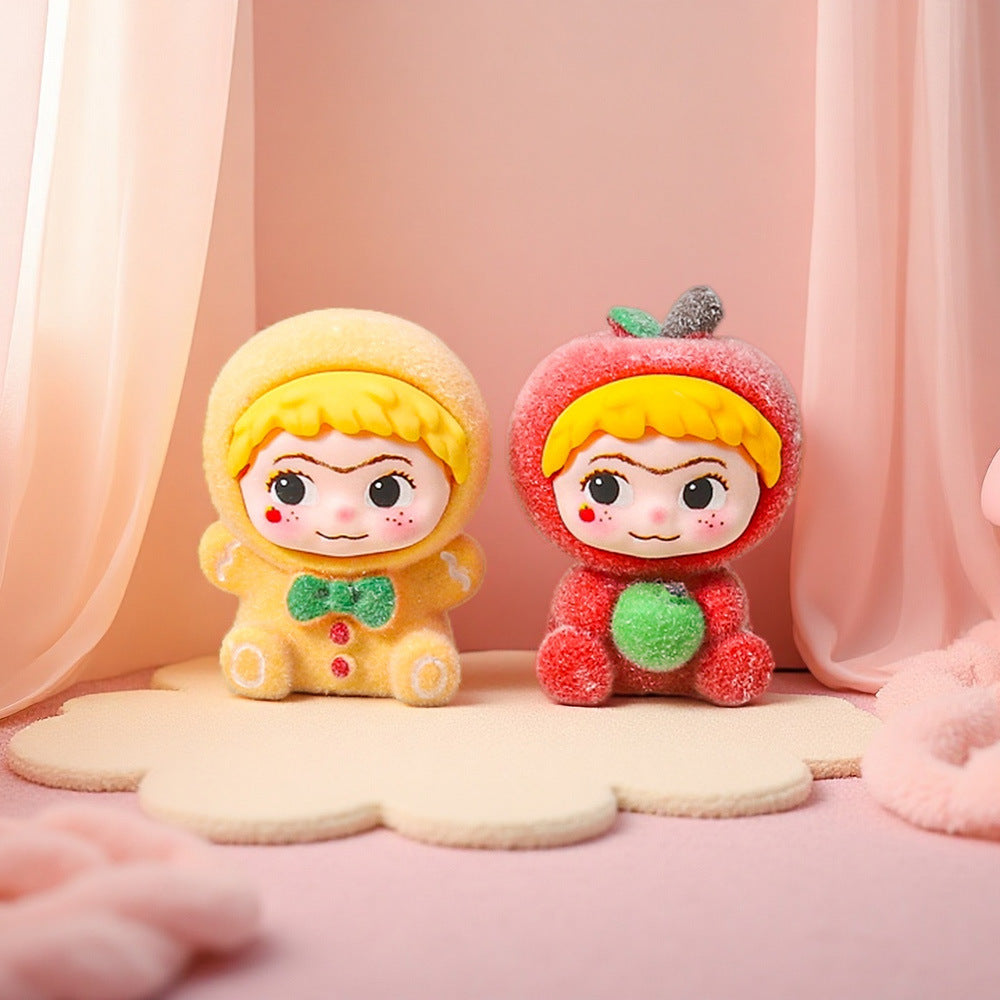 Flocking christmas cool treasure DIY jewelry cute grains