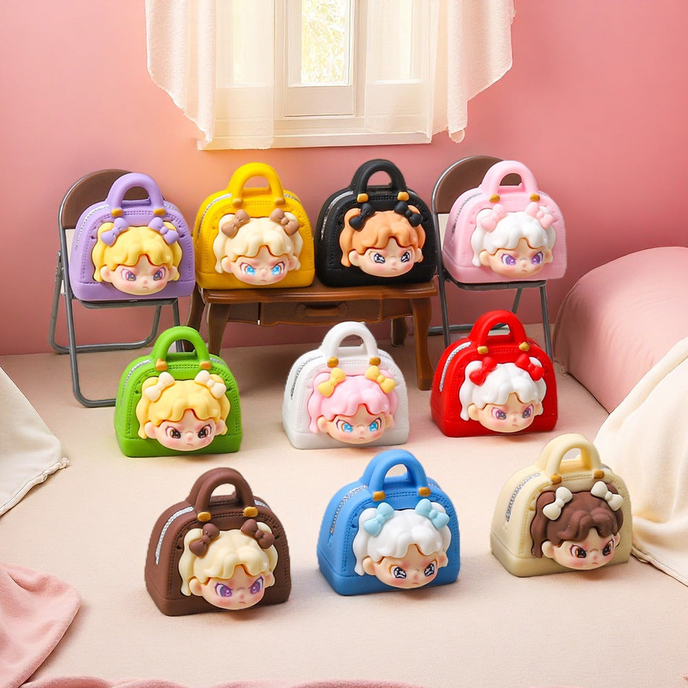 Big cousin bag DIY jewelry accessories cute girl gift resin desktop small ornament keychain cute grains