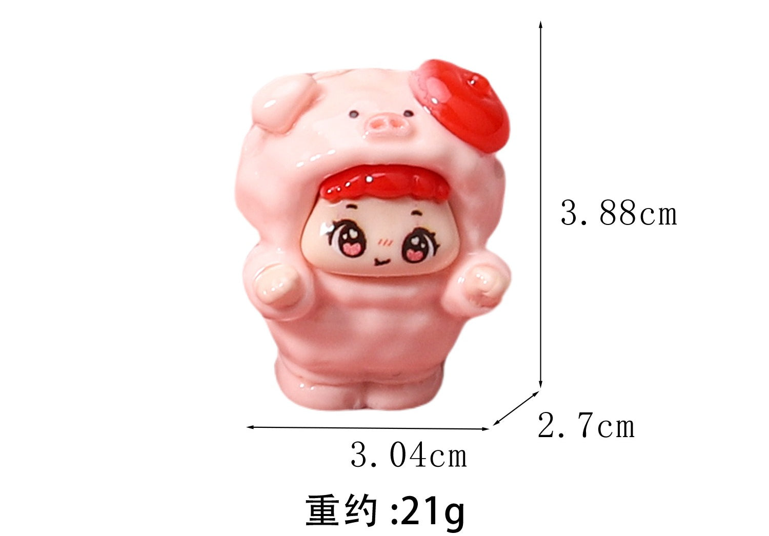 Hug animal cubs, cute DIY jewelry, resin small accessories, blind bag small ornaments.